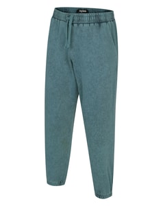 Bigdude Acid Wash Joggers Dark Petrol