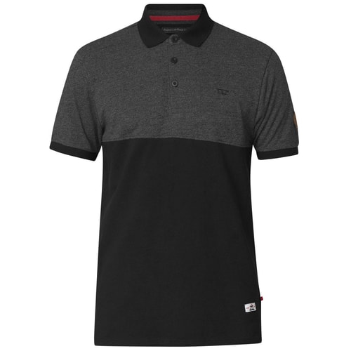 D555 Stefhen Polo Shirt Black Tall