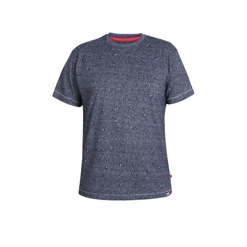 D555 Coleman Printed T-Shirt Blue Twist
