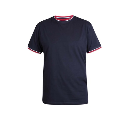 D555 Bates Tipped T-Shirt Navy