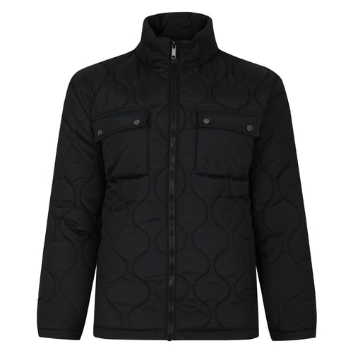 Bigdude Lightweight Quilted Jacket Black