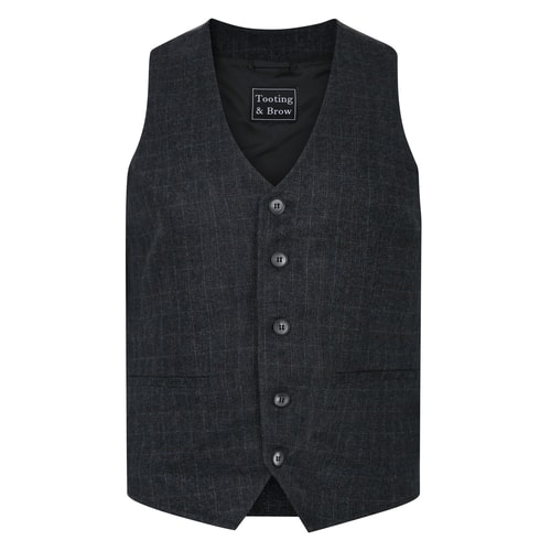 Tooting & Brow Vialli Waistcoat Black
