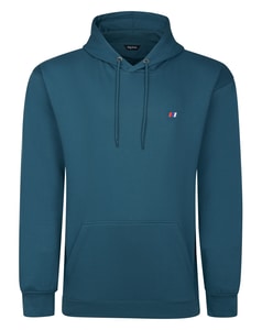 Bigdude Plain Hoody With Logo Petrol Tall