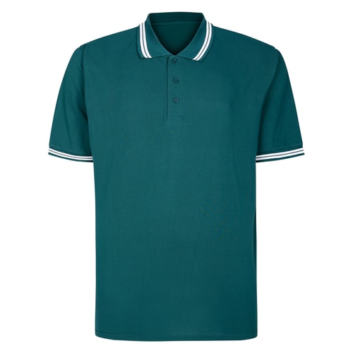 Bigdude Tipped Polo Shirt Green