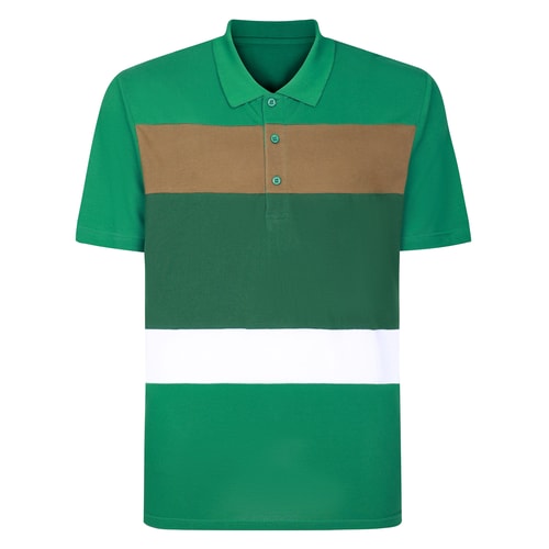 Bigdude Cut And Sew Polo Green