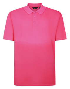 Bigdude Ombre Polo Shirt Magenta/Cassis