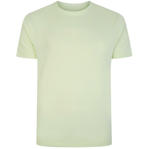 Bigdude Plain Crew Neck T-Shirt Lime Green