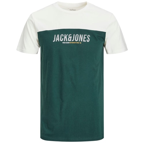 Jack & Jones Colour Block T-Shirt Pine Grove Green