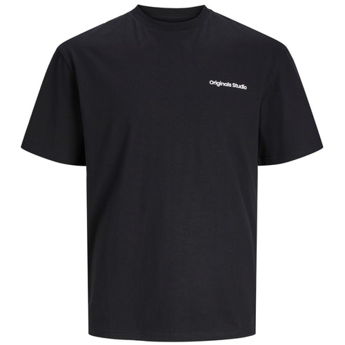Jack & Jones Jeans Crew Neck Printed T-Shirt Black