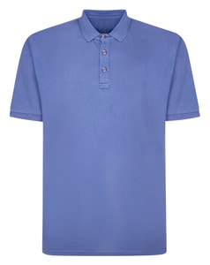 Bigdude Wash Effect Polo Indigo