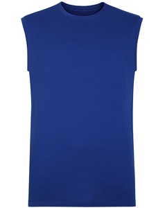 Bigdude Plain Sleeveless T-Shirt Royal Blue Tall