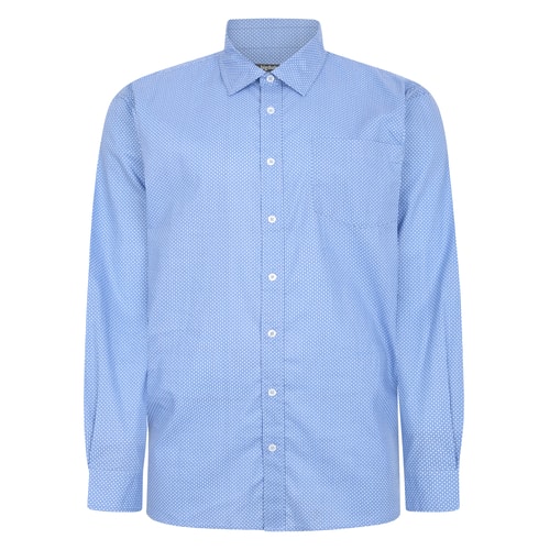 Bigdude Long Sleeve Shirt Blue Tall