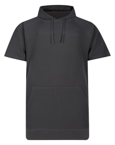 Bigdude Waffle Short Sleeve Lounge Hoody Charcoal