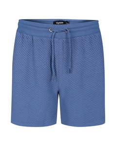 Bigdude Textured Shorts Dusty Blue