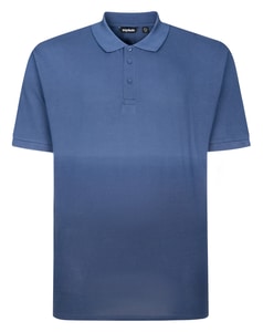 Bigdude Ombre Polo Shirt Midnight Blue/Dusty Blue