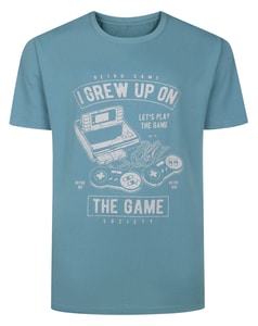 Bigdude Gaming Print T-Shirt Petrol