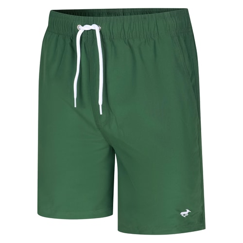 Bigdude Plain Swim Shorts Dark Green