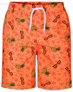 Bigdude Pineapple Swim Shorts Orange