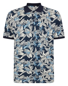 Bigdude Flower Polo Navy