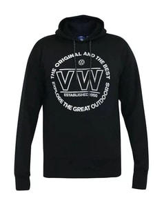 D555 Bourton Official Volkswagen Printed Hoodie Black