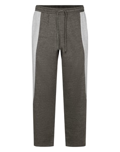 Bigdude Block Panel Fleece Joggers Charcoal/Grey