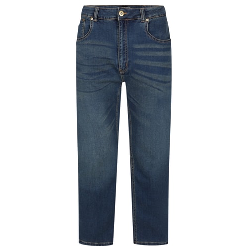 Bigdude Stretch Jeans With Whiskers Vintage Wash