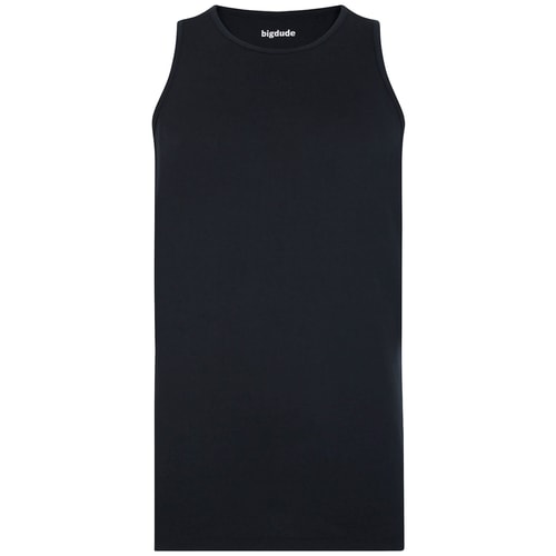 Bigdude Plain Vest Navy