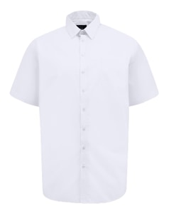 D555 Lucas Short Sleeve Stretch Shirt White