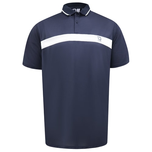 D555 Hinckley Stretch Polo Shirt Navy