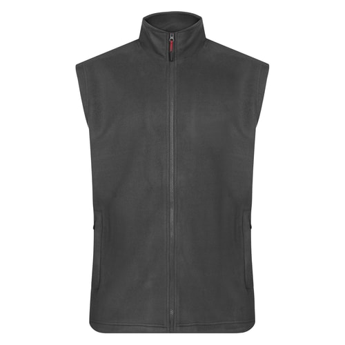 Bigdude Fleece Gilet Charcoal