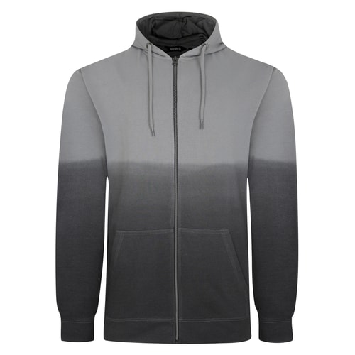 Bigdude Ombre Zip Hoody Grey