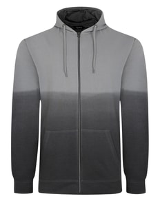 Bigdude Ombre Zip Hoody Grey