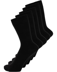 5 Pack Classic Socks Black