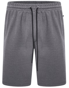 KAM Textured Interlock Shorts Charcoal