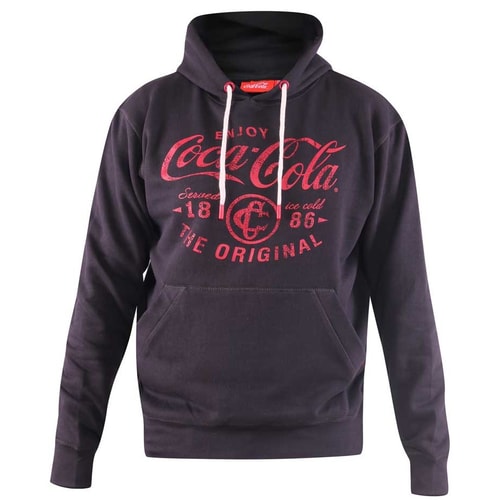 D555 Hounslow Official Coca Cola Print Hoody Black
