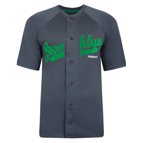 Bigdude Baseball Jersey Charcoal
