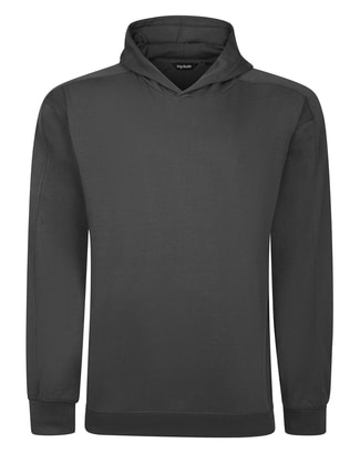 Bigdude Lightweight Jersey Hoody Charcoal