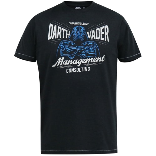 D555 Solo Official Star Wars Management T-Shirt Black Marl