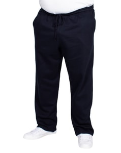 Bigdude Open Hem Joggers Navy