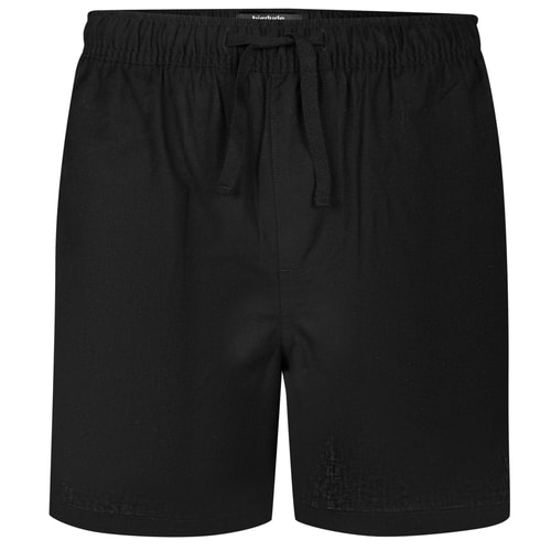 Bigdude Linen Mix Shorts Black