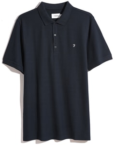 Farah Hudson Short Sleeve Polo Shirt True Navy