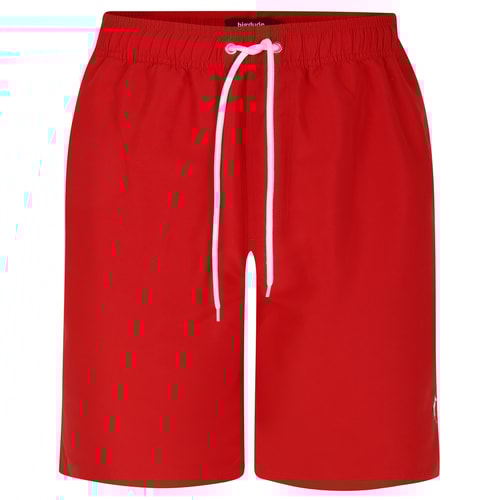 Bigdude Plain Swim Shorts Red
