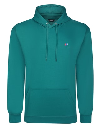 Bigdude Plain Hoody With Logo Teal Tall