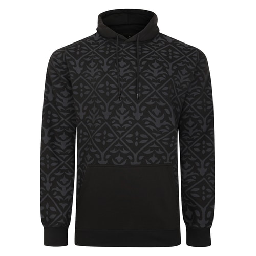 Bigdude All Over Print Hoody Black/Charcoal