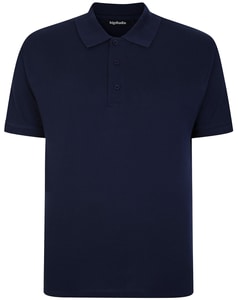 Bigdude Plain Polo Shirt Navy Tall