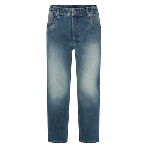 Bigdude Heavy Elasticated Waist Jeans Dark Tint