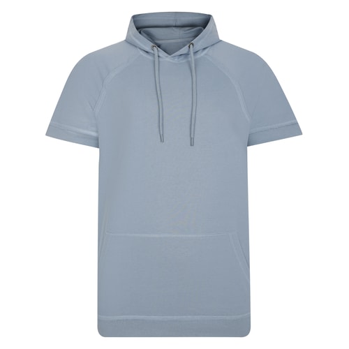 Bigdude Raglan Open Edge Hoody Light Blue