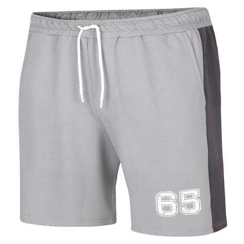 Bigdude 65 Varsity Shorts Grey/Charcoal