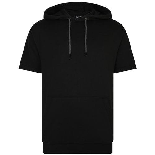 Bigdude Short Sleeve Hoody Black Tall