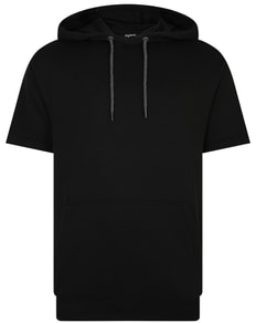 Bigdude Short Sleeve Hoody Black Tall